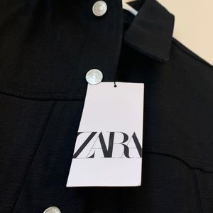 ZARA BLACK DENIM JACKET